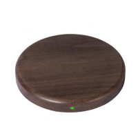 Best 15w Fast Qi Charge Wooden Wireless Charger Pad for iphone 11 pro